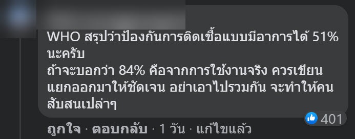เฉลยดราม่า ประสิทธิภาพวัคซีนซิโนแวค 84% มาจากไหน หลังไทยรู้สู้โควิดลง แต่โดนถล่มยับ เฉลยดราม่า ประสิทธิภาพวัคซีนซิโนแวค 84% มาจากไหน หลังไทยรู้สู้โควิดลง แต่โดนถล่มยับ