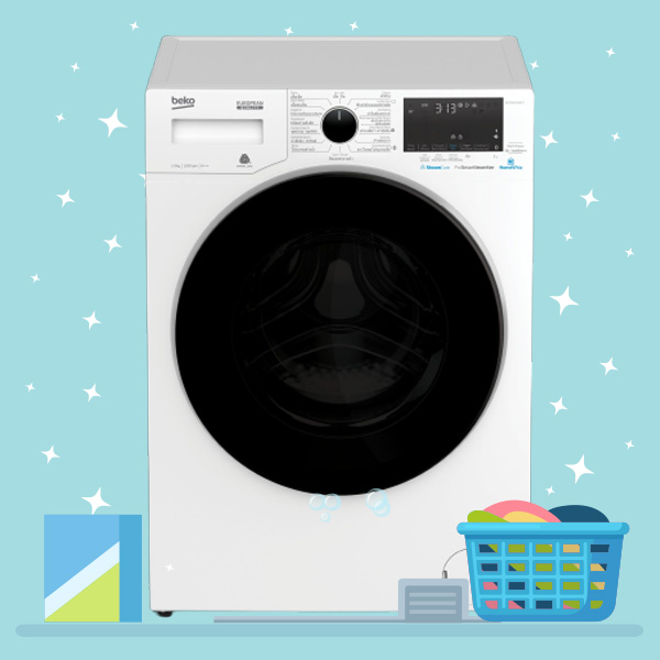 เครื่องซักผ้าฝาหน้าเครื่องซักผ้าฝาหน้า Beko รุ่น WCV9649XWST เครื่องซักผ้าฝาหน้าเครื่องซักผ้าฝาหน้า Beko รุ่น WCV9649XWST