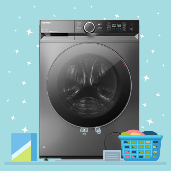 เครื่องซักผ้าฝาหน้า Toshiba รุ่น TW-BK105G4T เครื่องซักผ้าฝาหน้า Toshiba รุ่น TW-BK105G4T