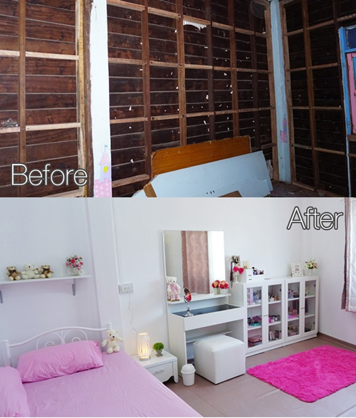 รีโนเวทห้องนอนไม้ รีโนเวทห้องนอนไม้