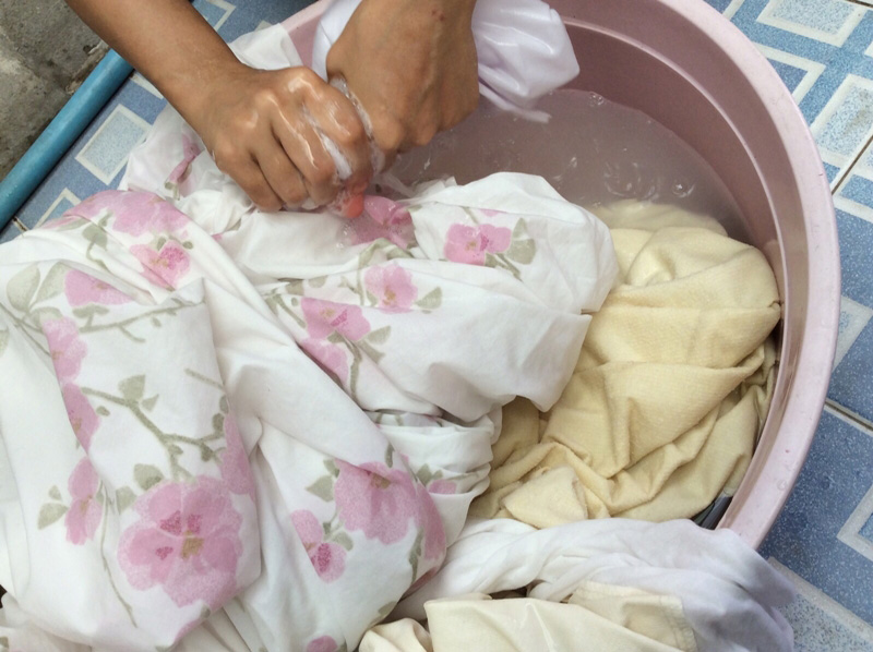 ซักเก็บผ้าปูที่นอน ซักเก็บผ้าปูที่นอน