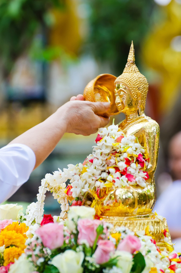 วิธีสรงน้ำพระ วิธีสรงน้ำพระ