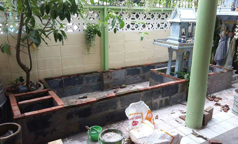 ทำบ่อปลาด้วยตัวเอง ทำบ่อปลาด้วยตัวเอง
