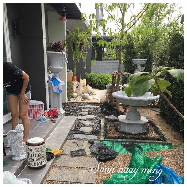 จัดสวนหน้าบ้านพื้นที่น้อย จัดสวนหน้าบ้านพื้นที่น้อย