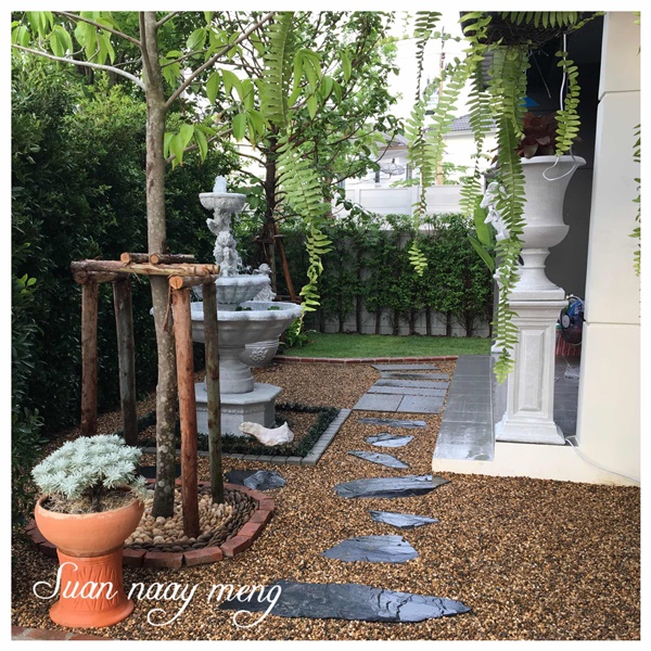 จัดสวนหน้าบ้านพื้นที่น้อย จัดสวนหน้าบ้านพื้นที่น้อย