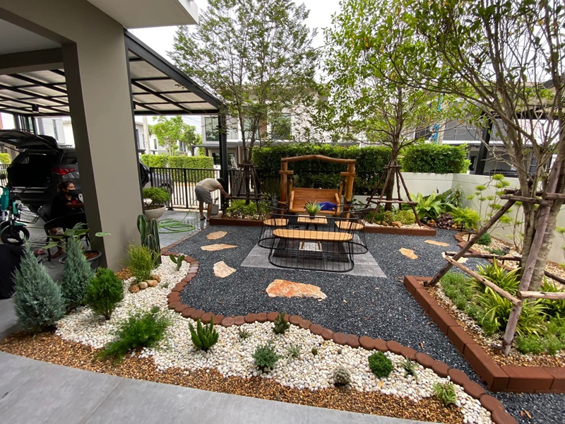 แบบจัดสวนหน้าบ้าน แบบจัดสวนหน้าบ้าน