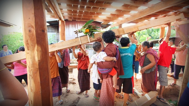 บ้านทรงไทยประยุกต์ ใต้ถุนสูง บ้านทรงไทยประยุกต์ ใต้ถุนสูง