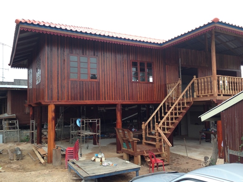 บ้านทรงไทยประยุกต์ ใต้ถุนสูง บ้านทรงไทยประยุกต์ ใต้ถุนสูง