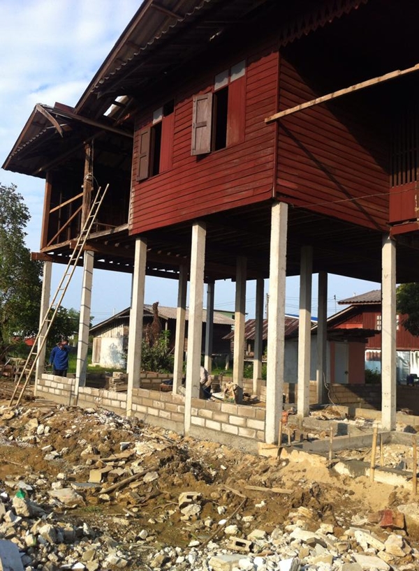 แบบบ้านครึ่งปูนครึ่งไม้ แบบบ้านครึ่งปูนครึ่งไม้