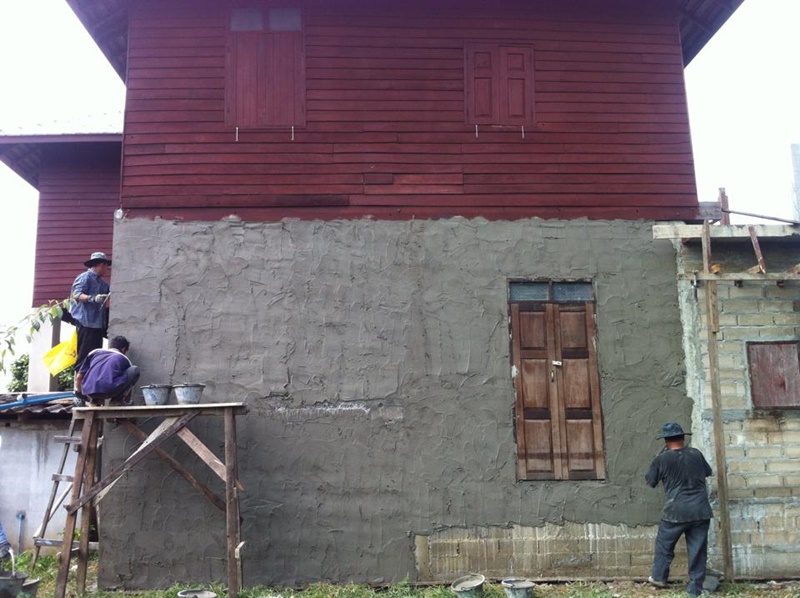 แบบบ้านครึ่งปูนครึ่งไม้ แบบบ้านครึ่งปูนครึ่งไม้