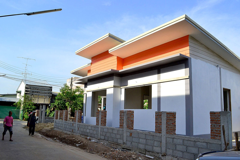 สร้างบ้านชั้นเดียวสไตล์โมเดิร์น สร้างบ้านชั้นเดียวสไตล์โมเดิร์น