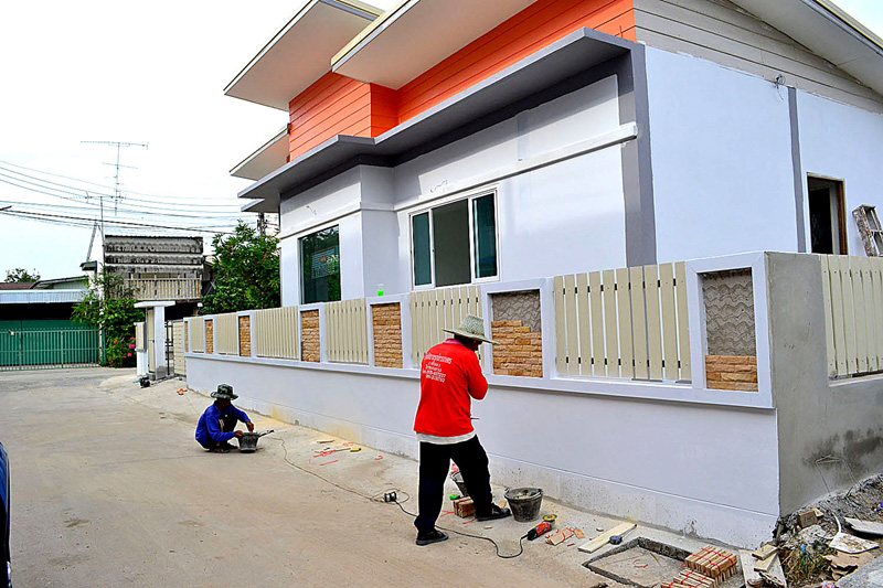 สร้างบ้านชั้นเดียวสไตล์โมเดิร์น สร้างบ้านชั้นเดียวสไตล์โมเดิร์น