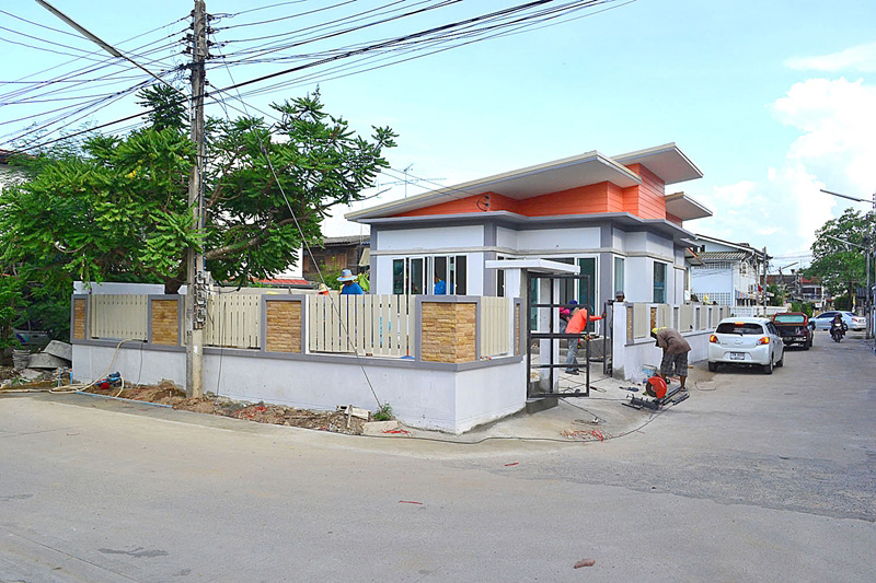 สร้างบ้านชั้นเดียวสไตล์โมเดิร์น สร้างบ้านชั้นเดียวสไตล์โมเดิร์น