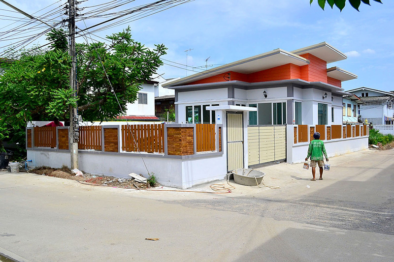 สร้างบ้านชั้นเดียวสไตล์โมเดิร์น สร้างบ้านชั้นเดียวสไตล์โมเดิร์น