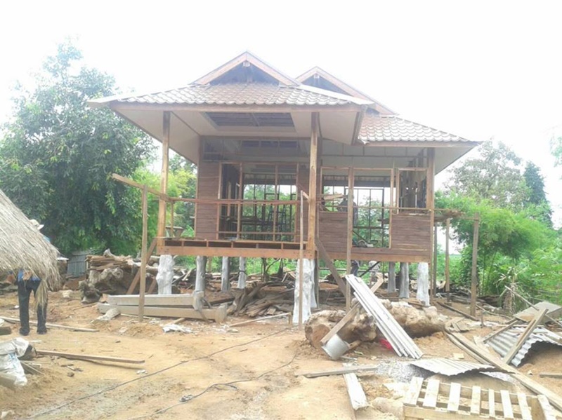 บ้านไม้ชั้นเดียวใต้ถุนสูง บ้านไม้ชั้นเดียวใต้ถุนสูง
