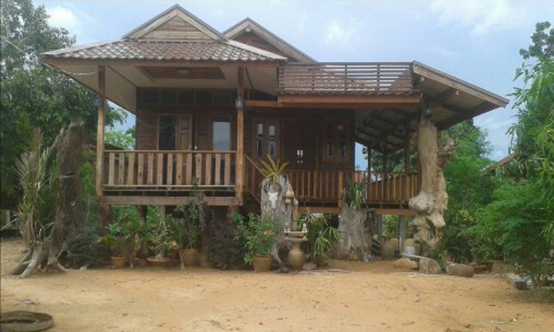 บ้านไม้ชั้นเดียวใต้ถุนสูง บ้านไม้ชั้นเดียวใต้ถุนสูง