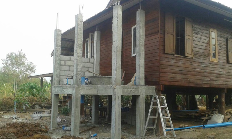 บ้านไม้ชั้นเดียวใต้ถุนสูง บ้านไม้ชั้นเดียวใต้ถุนสูง