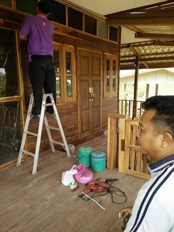 บ้านไม้ชั้นเดียวใต้ถุนสูง บ้านไม้ชั้นเดียวใต้ถุนสูง