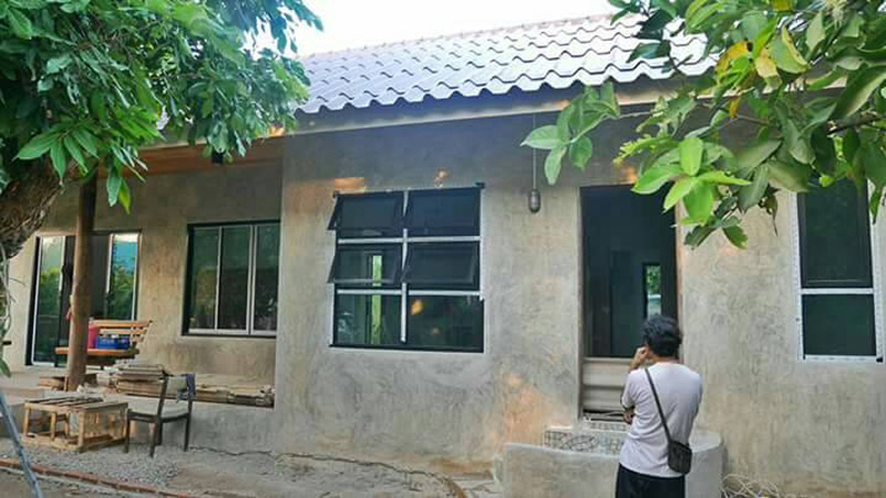 บ้านปูนเปลือยชั้นเดียว บ้านปูนเปลือยชั้นเดียว