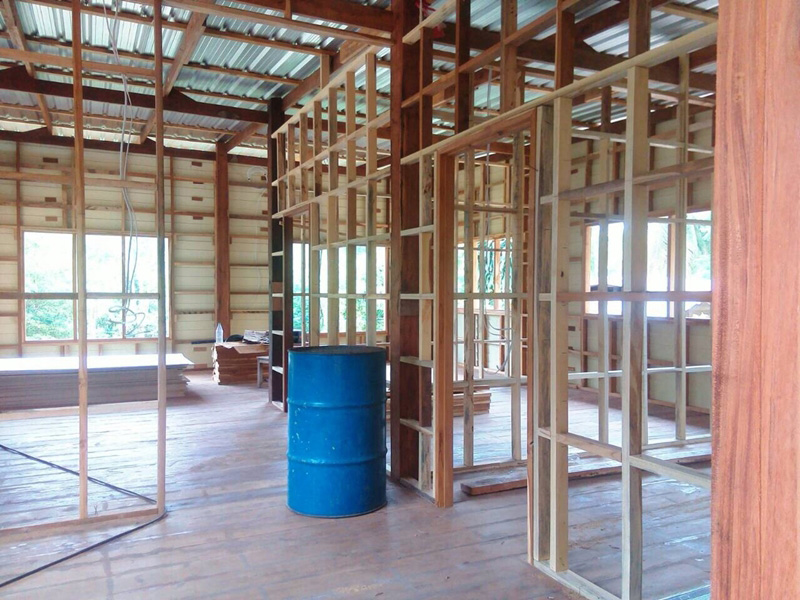 บ้านชั้นเดียวครึ่งปูนครึ่งไม้ บ้านชั้นเดียวครึ่งปูนครึ่งไม้