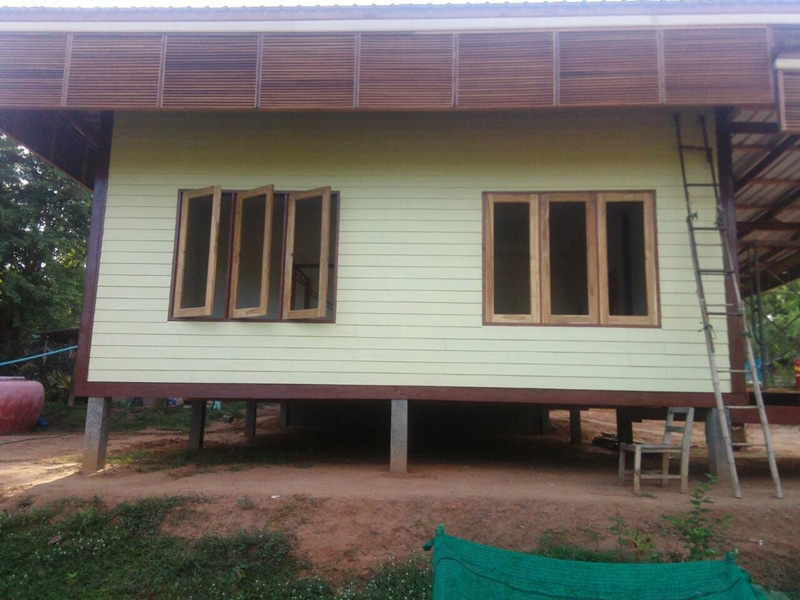 บ้านชั้นเดียวครึ่งปูนครึ่งไม้ บ้านชั้นเดียวครึ่งปูนครึ่งไม้