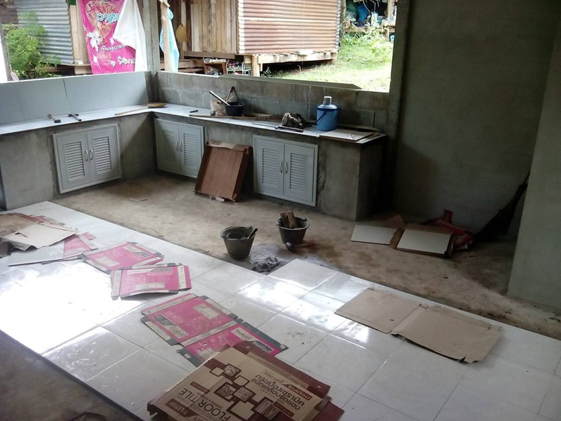 บ้านชั้นเดียวครึ่งปูนครึ่งไม้ บ้านชั้นเดียวครึ่งปูนครึ่งไม้