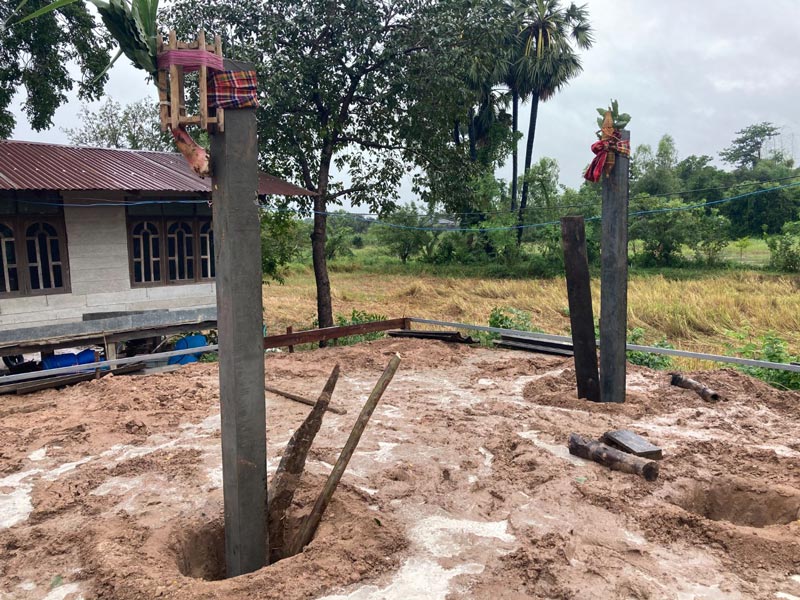 บ้านในสวนชั้นเดียว บ้านในสวนชั้นเดียว