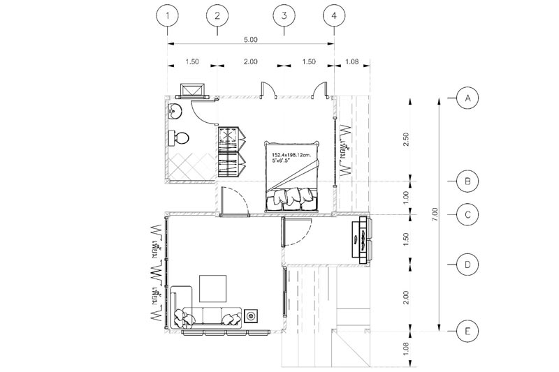 บ้านในสวนชั้นเดียว บ้านในสวนชั้นเดียว