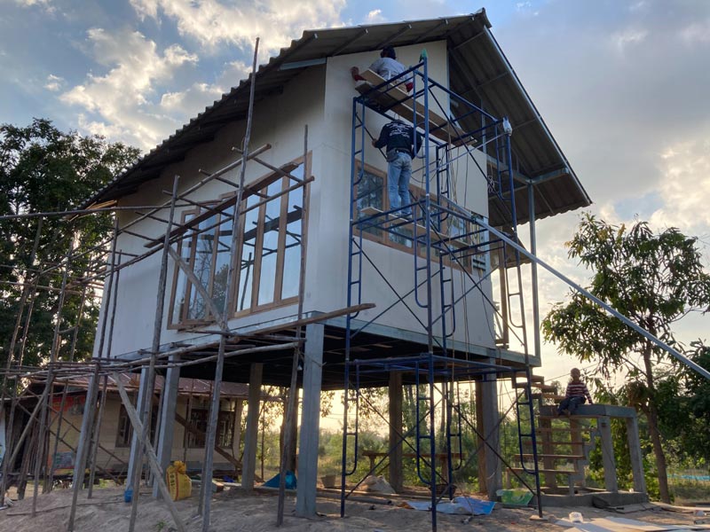 บ้านในสวนชั้นเดียว บ้านในสวนชั้นเดียว
