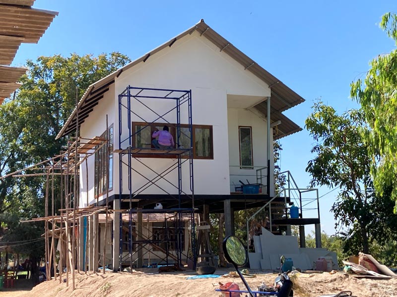 บ้านในสวนชั้นเดียว บ้านในสวนชั้นเดียว