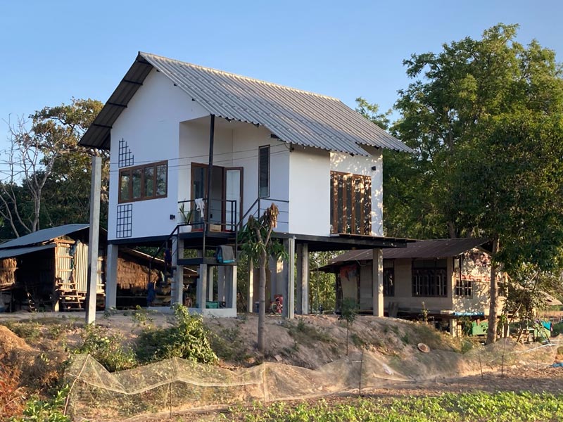 บ้านในสวนชั้นเดียว บ้านในสวนชั้นเดียว
