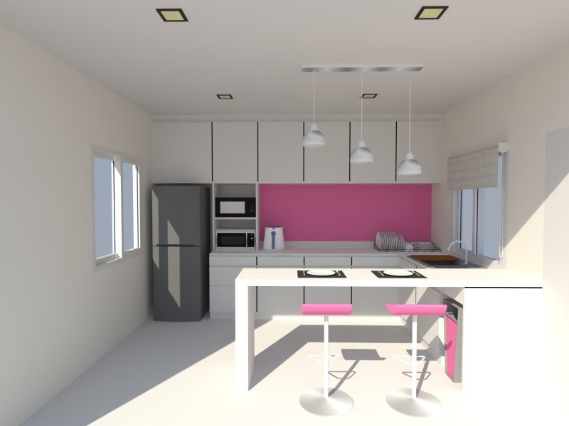 ห้องครัวบิวท์อินในบ้าน ห้องครัวบิวท์อินในบ้าน
