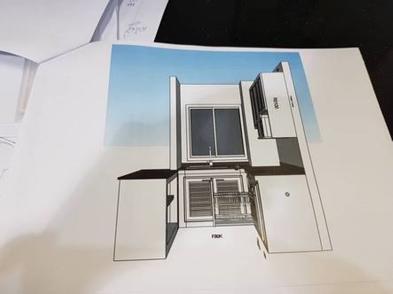 แต่งห้องครัวตัวยูหลังบ้านทาวน์โฮม แต่งห้องครัวตัวยูหลังบ้านทาวน์โฮม