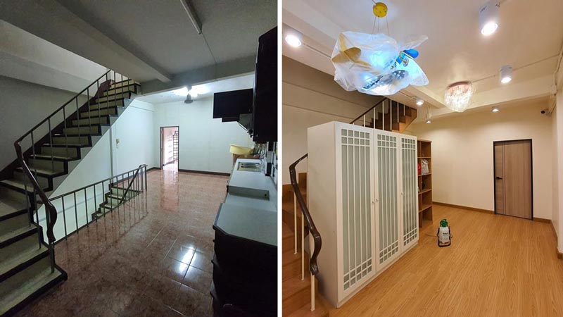 รีโนเวทบ้านตึกแถว 6 ชั้น รีโนเวทบ้านตึกแถว 6 ชั้น