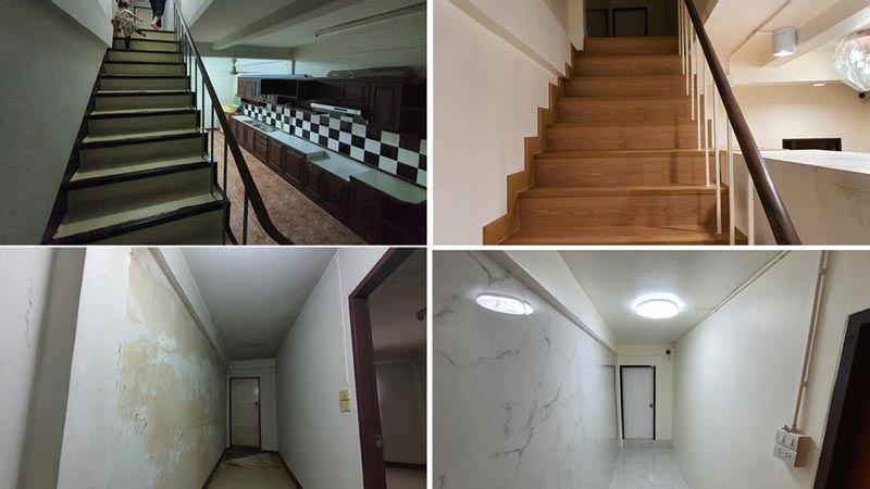 รีโนเวทบ้านตึกแถว 6 ชั้น รีโนเวทบ้านตึกแถว 6 ชั้น