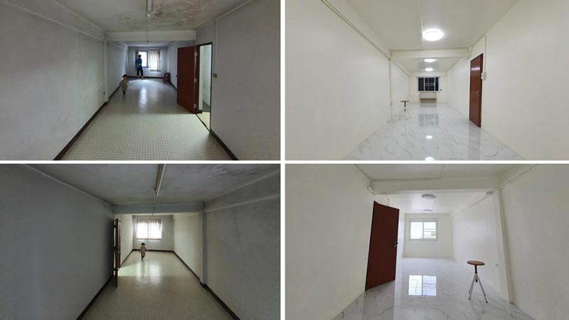 รีโนเวทบ้านตึกแถว 6 ชั้น รีโนเวทบ้านตึกแถว 6 ชั้น