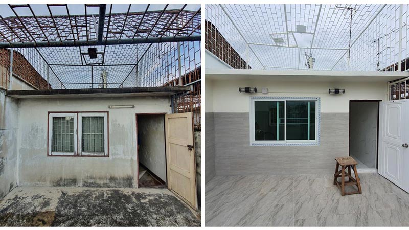 รีโนเวทบ้านตึกแถว 6 ชั้น รีโนเวทบ้านตึกแถว 6 ชั้น