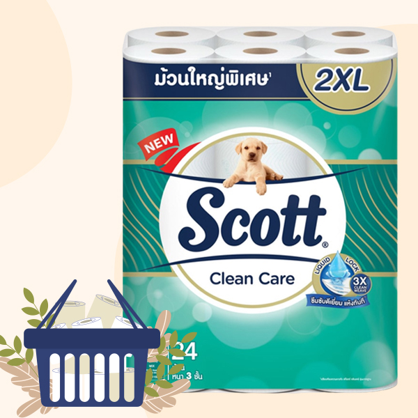 กระดาษทิชชูสก๊อตต์ คลีนแคร์ กระดาษทิชชูสก๊อตต์ คลีนแคร์