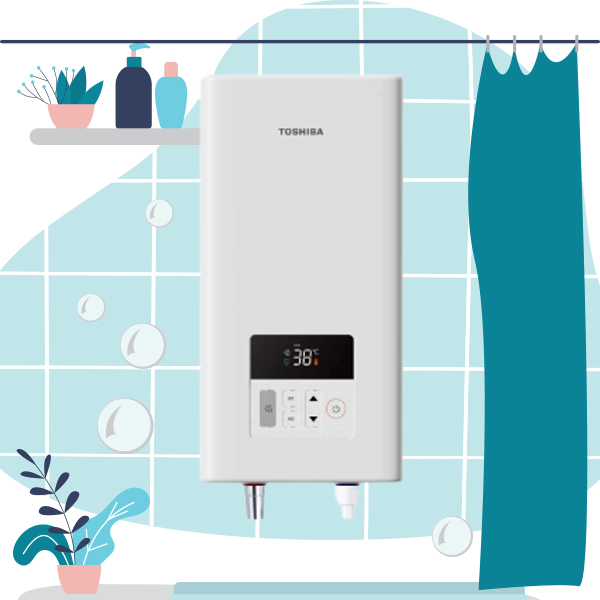 เครื่องทำน้ำอุ่น Toshiba รุ่น TWH-48EFNTH(W)-CB เครื่องทำน้ำอุ่น Toshiba รุ่น TWH-48EFNTH(W)-CB