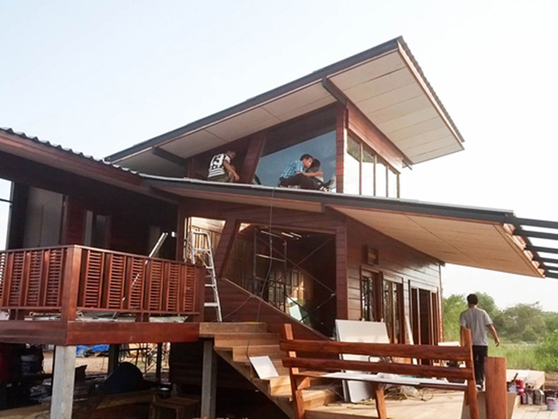 แบบบ้านไม้โมเดิร์น แบบบ้านไม้โมเดิร์น