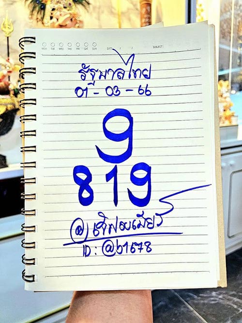หวยเจ๊ฟองเบียร์ 1/3/66 เลขเด็ดเจ๊ฟองเบียร์