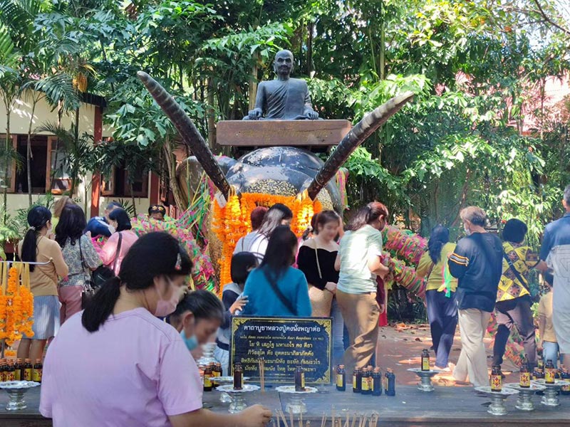 หวยท้าวเวสสุวรรณ-หลวงปู่คงนั่งพญาต่อยักษ์ 1/4/66 พญาต่อยักษ์ หลวงปู่คง