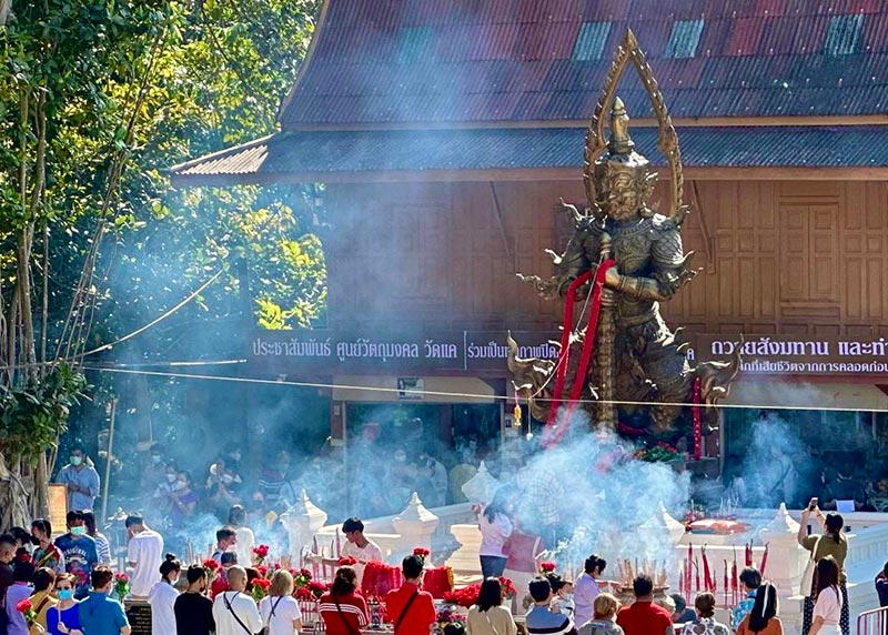 หวยท้าวเวสสุวรรณ-หลวงปู่คงนั่งพญาต่อยักษ์ 1/4/66 ท้าวเวสสุวรรณ วัดแค สุพรรณบุรี