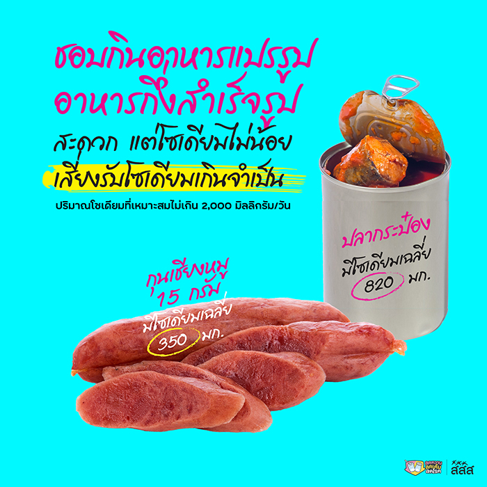 พฤติกรรมกินเค็ม พฤติกรรมกินเค็ม