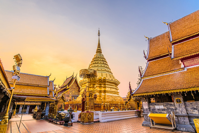 ไหว้พระ วัดพระธาตุดอยสุเทพราชวรวิหาร จังหวัดเชียงใหม่