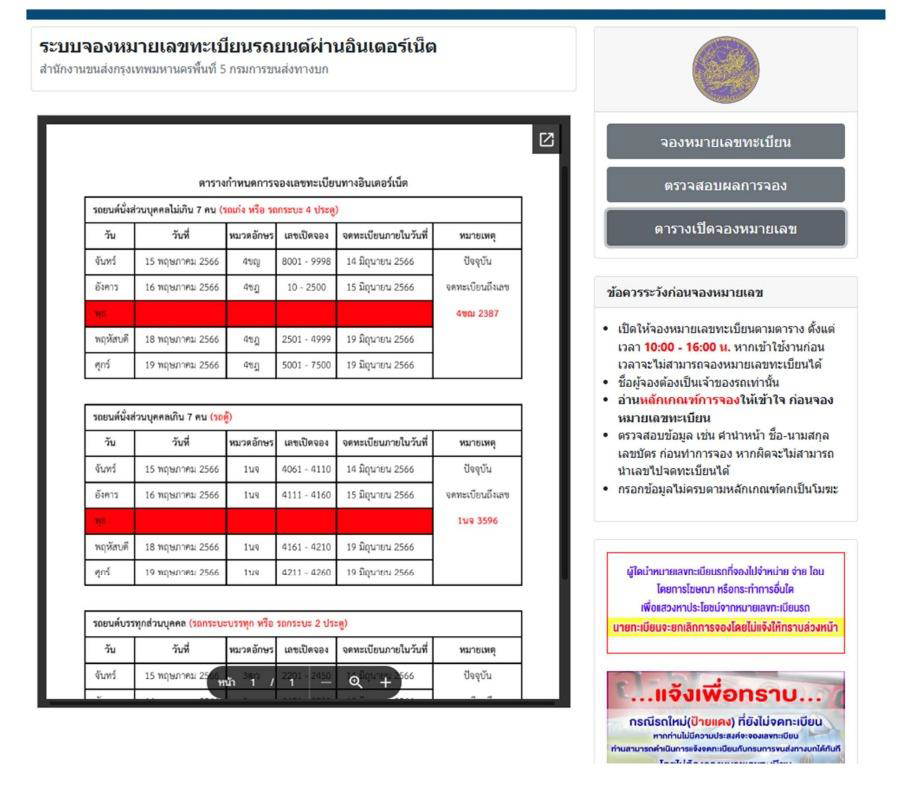 จองทะเบียนรถยนต์ ระบบจองทะเบียนรถยนต์ผ่านอินเตอร์เน็ต