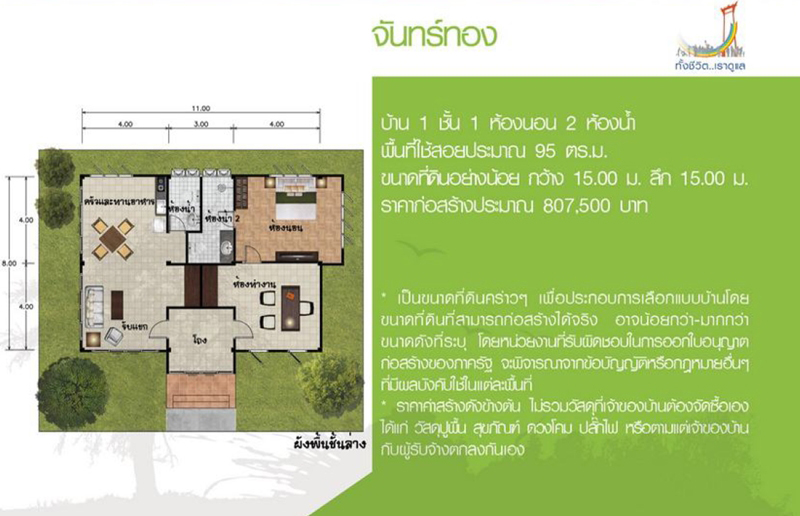 แบบบ้านฟรีชั้นเดียว แบบบ้านฟรีชั้นเดียว