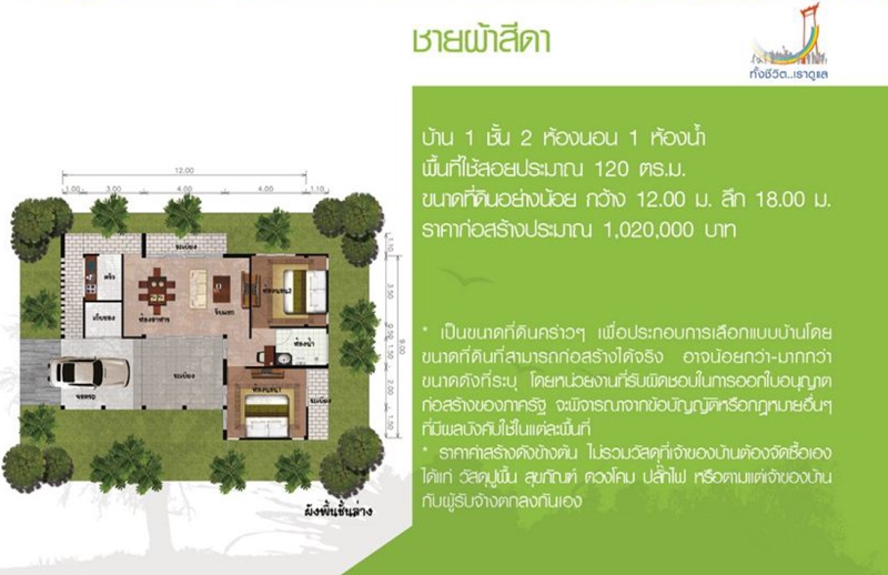 แบบบ้านฟรีชั้นเดียว แบบบ้านฟรีชั้นเดียว