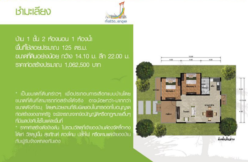แบบบ้านฟรีชั้นเดียว แบบบ้านฟรีชั้นเดียว
