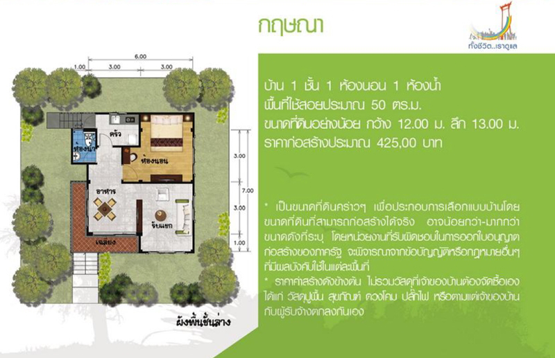 แบบบ้านฟรีชั้นเดียว แบบบ้านฟรีชั้นเดียว